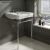 Bayswater Victrion Basin with Wash Stand 640mm Wide - 3 Tap Hole