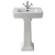 Bayswater Victrion Basin with Full Pedestal 550mm Wide 1 Tap Hole