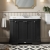 Bayswater Victrion Dark Lead 4-Door Vanity Unit 1030mm Wide (Excluding Basin) | Thumbnail Image