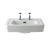 Bayswater Westcott Basin with Frame 550mm Wide - White | Thumbnail Image