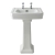 Bayswater Westcott Basin with Full Pedestal - White | Thumbnail Image