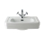 Bayswater Westcott Basin with Frame 550mm Wide - White | Thumbnail Image