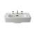 Bayswater Westcott Basin with Frame 550mm Wide - White | Thumbnail Image