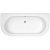 BC Designs Monreale Back to Wall Double Ended Bath 1700mm x 750mm - 0 Tap Hole