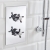 Bristan 1901 Dual Concealed Mixer Shower with Shower Kit