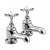 Bristan 1901 Bath Pillar Taps with Ceramic Disc Valves - Chrome