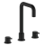 Bristan Altum 3-Hole Basin Mixer Tap Deck Mounted - Black | Thumbnail Image