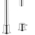 Bristan Altum 3-Hole Basin Mixer Tap Deck Mounted - Chrome | Thumbnail Image