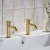 Bristan Altum Basin Taps Pair Pillar Mounted - Brushed Brass | Thumbnail Image