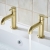 Bristan Altum Basin Taps Pair Pillar Mounted - Brushed Brass | Thumbnail Image