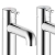 Bristan Altum Basin Taps Pair Pillar Mounted - Chrome | Thumbnail Image