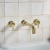Bristan Altum 3-Hole Bath Filler Tap Wall Mounted - Brushed Brass | Thumbnail Image