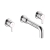 Bristan Altum 3-Hole Bath Filler Tap Wall Mounted - Chrome | Thumbnail Image