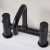 Bristan Altum Bath Filler Tap Pillar Mounted - Black | Thumbnail Image