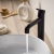 Bristan Altum Eco Start Tall Basin Mixer Tap Deck Mounted - Black | Thumbnail Image