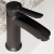 Bristan Apelo Eco Start Basin Mixer Tap with Clicker Waste - Black | Thumbnail Image