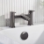Bristan Apelo Bath Filler Tap Pillar Mounted - Gun Metal | Thumbnail Image
