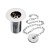 Bristan Belfast Kitchen Sink Waste Chrome - Unslotted (For Sink with No Overflow)