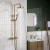 Bristan Buzz Thermostatic Bar Mixer Shower with Shower Kit and Fixed Head - Brushed Brass | Thumbnail Image