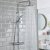 Bristan Buzz Thermostatic Bar Mixer Shower with Shower Rigid Riser Kit and Fixed Head - Chrome