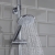 Bristan Buzz Thermostatic Bar Mixer Shower with Shower Rigid Riser Kit and Fixed Head - Chrome