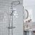 Bristan Buzz Thermostatic Bar Mixer Shower with Shower Rigid Riser Kit and Fixed Head - Chrome
