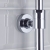 Bristan Buzz Thermostatic Bar Mixer Shower with Shower Rigid Riser Kit and Fixed Head - Chrome