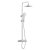 Bristan Buzz Thermostatic Bar Mixer Shower with Shower Rigid Riser Kit and Fixed Head - Chrome