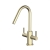 Bristan Cashew EasyFit Mono Kitchen Sink Mixer Tap - Brushed Brass | Thumbnail Image