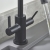 Bristan Cashew EasyFit Monobloc Kitchen Sink Mixer Tap - Black