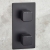 Bristan Cobalt Dual Concealed Mixer Shower with Shower Kit and Fixed Head - Black | Thumbnail Image