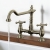 Bristan Colonial Bridge Kitchen Sink Mixer Tap Dual Handle - Antique Bronze