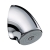 Bristan Commercial Vandal Resistant Fast Fit Fixed Shower Head - Chrome