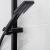 Bristan Craze Bar Mixer Shower with Shower Rigid Riser Kit and Fixed Head - Black