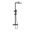 Bristan Craze Bar Mixer Shower with Shower Rigid Riser Kit and Fixed Head - Black | Thumbnail Image