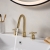 Bristan Cruzar 3-Hole Basin Mixer Tap Deck Mounted - Brushed Brass | Thumbnail Image