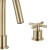 Bristan Cruzar 3-Hole Basin Mixer Tap Deck Mounted - Brushed Brass | Thumbnail Image