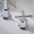 Bristan Cruzar 3-Hole Basin Mixer Tap Deck Mounted - Chrome | Thumbnail Image