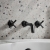 Bristan Cruzar 3-Hole Bath Filler Tap Wall Mounted - Black | Thumbnail Image