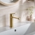 Bristan Frammento Eco Start Basin Mixer Tap with Clicker Waste - Brushed Brass | Thumbnail Image
