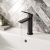 Bristan Frammento Eco Start Basin Mixer Tap with Clicker Waste - Black | Thumbnail Image