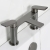 Bristan Frammento Bath Filler Tap Pillar Mounted - Gun Metal | Thumbnail Image