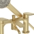 Bristan Frammento Bath Shower Mixer Tap Pillar Mounted - Brushed Brass | Thumbnail Image