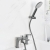 Bristan Frammento Bath Shower Mixer Tap Pillar Mounted - Gun Metal | Thumbnail Image