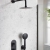 Bristan Frammento Dual Concealed Mixer Shower with Shower Kit and Fixed Head - Black | Thumbnail Image