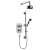 Heritage Glastonbury Dual Concealed Mixer Shower with Shower Kit + Fixed Head - Brushed Nickel | Thumbnail Image