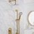 Bristan Hourglass Dual Concealed Mixer Shower with Shower Kit and Fixed Head - Brushed Brass | Thumbnail Image