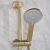 Bristan Hourglass Dual Concealed Mixer Shower with Shower Kit and Fixed Head - Brushed Brass | Thumbnail Image