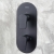 Bristan Hourglass Dual Concealed Mixer Shower with Fixed Head and Handset - Black | Thumbnail Image