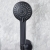 Bristan Hourglass Dual Concealed Mixer Shower with Fixed Head and Handset - Black | Thumbnail Image
